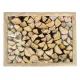 Knie dienblad met kussen eronder Lap tray Openhaard hout